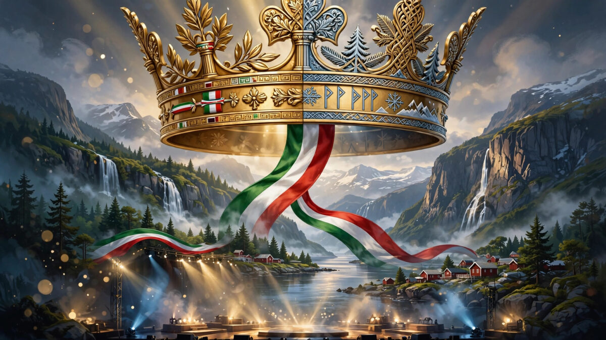 Alessandra: Italy to Lillehammer, the 'Queen of Kings' Journey - editorial illustration