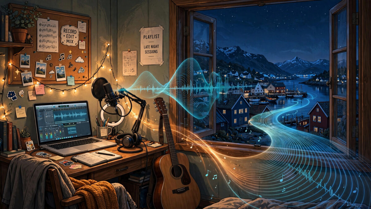 Girl in Red's Bedroom Recordings: How Marie Ulven Broke Out - editorial illustration
