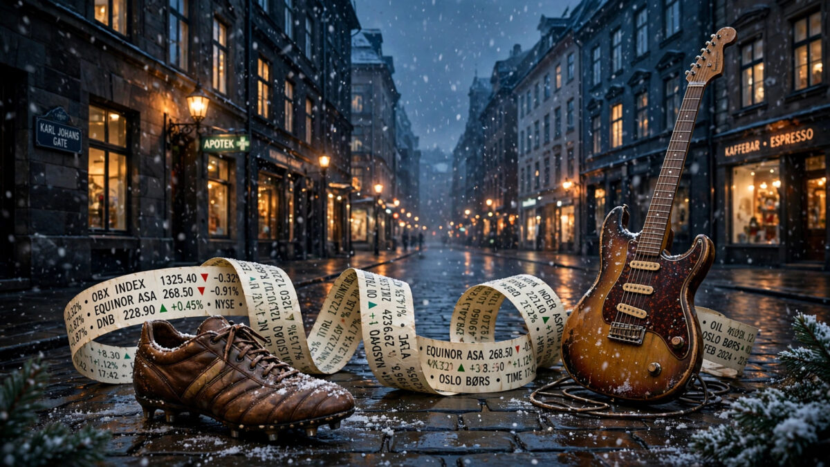 Jo Nesbø Before Harry Hole: Footballer, Stockbroker, Rock Star - editorial illustration