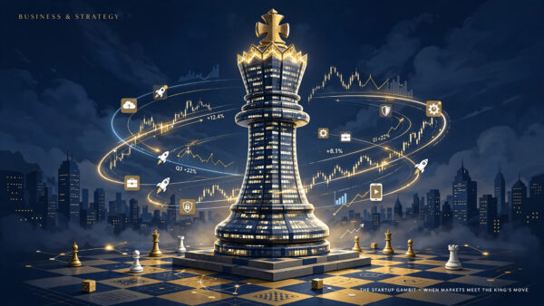 Magnus Carlsen's Chess Business: The $82.9M Play Magnus Sale - editorial illustration
