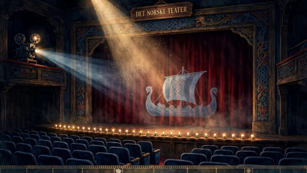 Pål Sverre Hagen: The Theatre Years Behind the Screen Star - editorial illustration